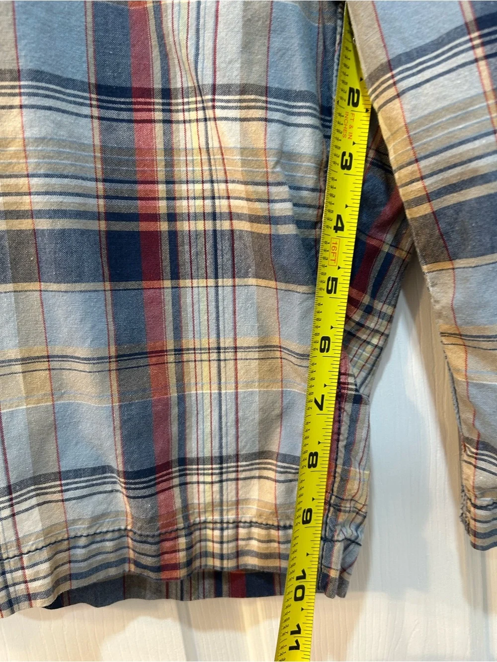 Aeropostale Men's Plaid Shorts Size‎ 36 Pockets Preppy Grunge Timeless Vacation